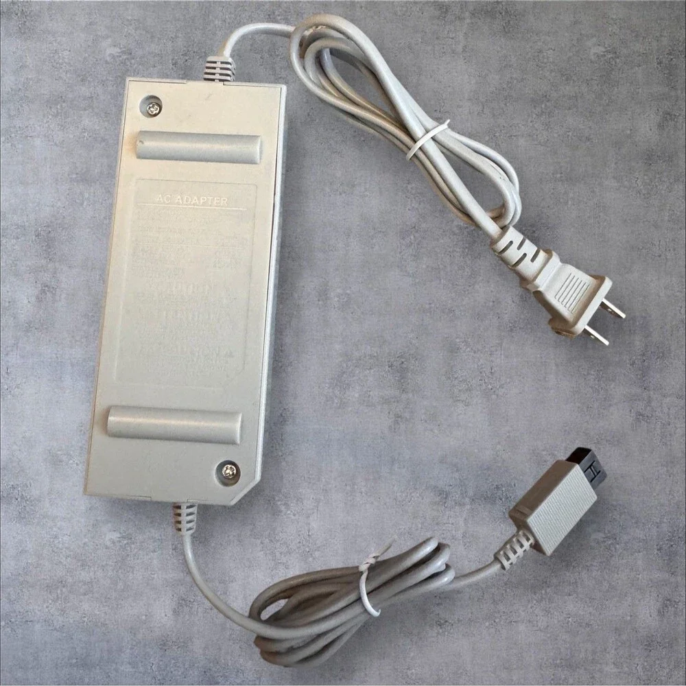Vintage Nintendo Wii Video Game Power AC Adapter Replacement 12VDC Output